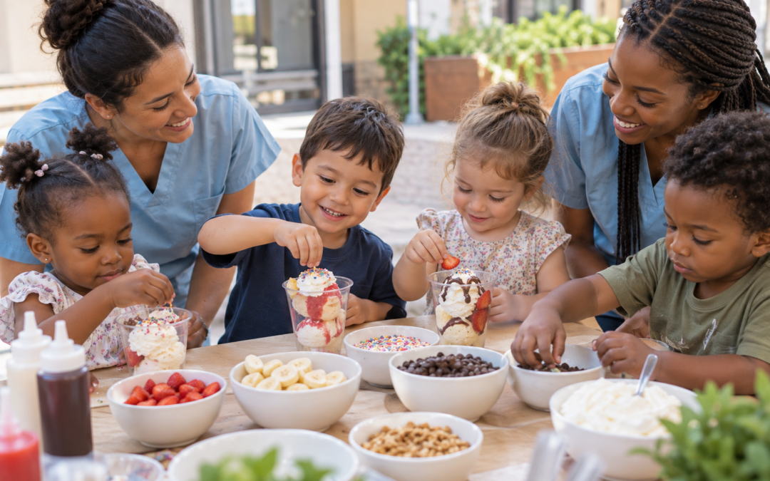 Un atelier glace placé sous le signe de la gourmandise et du partage